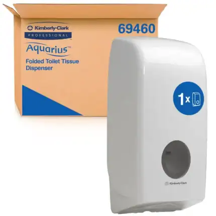 Kimberly-Clark Professional® Aquarius® Folded Toilet Tissue Dispenser (69460), White