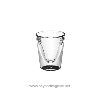 Shattering glass with a clean edge, isolated on white background. Perfect for hygiene, sanitation, and cleaning service visuals, highlighting glassware cleanliness or breakage.