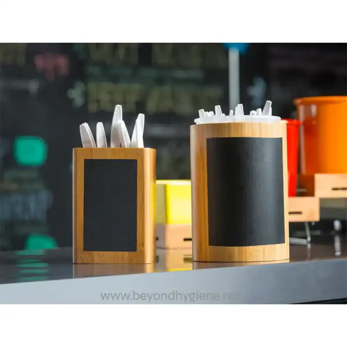 TableCraft Square Write-On™ Display Risers & Containers