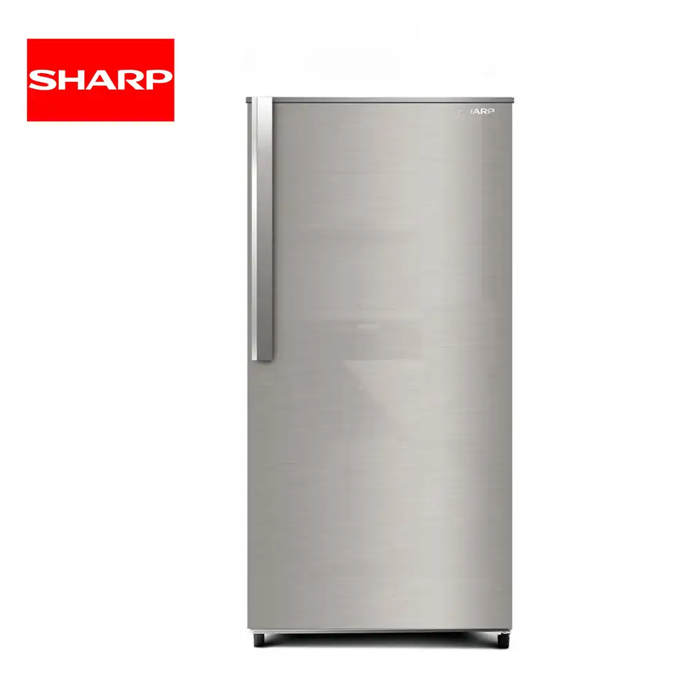 Sharp 1 Door Direct Cool Refrigerator SJ-ND60BS-SS Stainless steel commercial refrigerator from Sharp, ideal for food storage in hospitality and food service industries. Durable, energy-efficient, and designed for professional use.