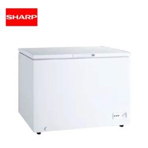 Cooling chest freezer, white commercial freezer for storage and preservation of food, durable and energy-efficient design for business use, ideal for restaurants, cafes, and laboratories.