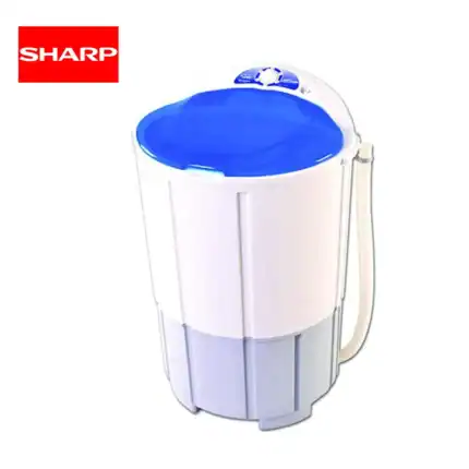 Sharp portable washing machine with a compact design, ideal for laundry and hygiene solutions in Asia.