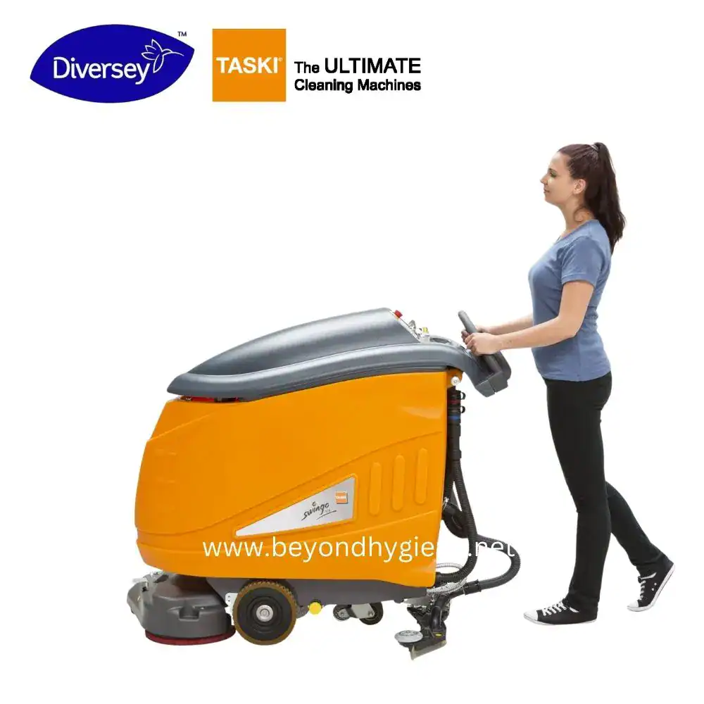 swingo 1850 _ TASKI (5) Efficient industrial floor cleaning machine for commercial spaces, ensuring hygiene and cleanliness in Asia and beyond.