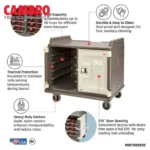 20 Tray Meal Delivery Cart for 15 x 20 Trays (Sand)