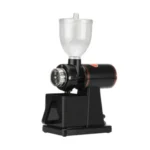 Blender for food processing, commercial kitchen appliance, black and clear plastic kitchen blender, professional-grade food blender with adjustable speeds, essential kitchen equipment for food preparation.