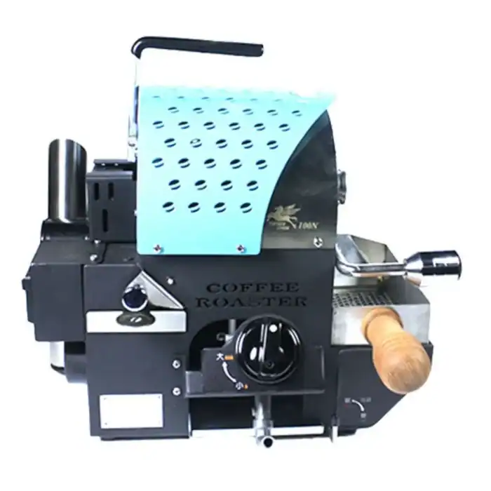 High-quality commercial coffee roaster machine for professional coffee shops and cafes. Durable, efficient, perfect for artisanal coffee roasting and brewing.