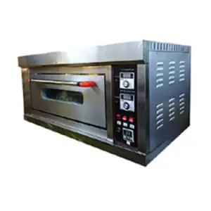 Stainless steel commercial oven with digital controls, perfect for bakery and food service industries, showcasing advanced hygiene standards and reliable performance.