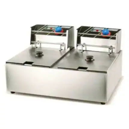 Stainless steel ice cream roll machine for commercial food service, used in kitchens, restaurants, and street food vendors.