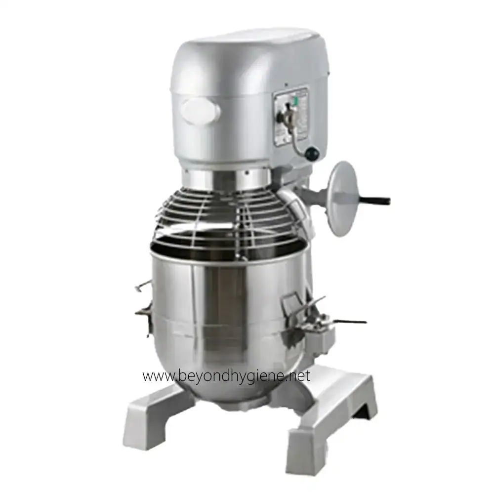 Dough Mixer B30 Automatic industrial dough mixer for bakery processing at Beyond Hygiene Asia. High-volume, efficient commercial mixing equipment for bakery and food production needs.