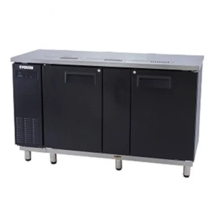 Cooling refrigerator unit for commercial kitchens and food storage. Ideal for maintaining hygiene standards in professional food service environments. Durable and energy-efficient design.
