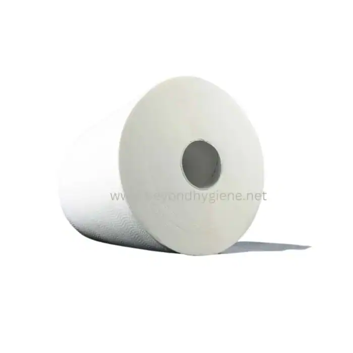 Bleach paper towel roll for hygiene and sanitation purposes in Asian cleaning and janitorial services.