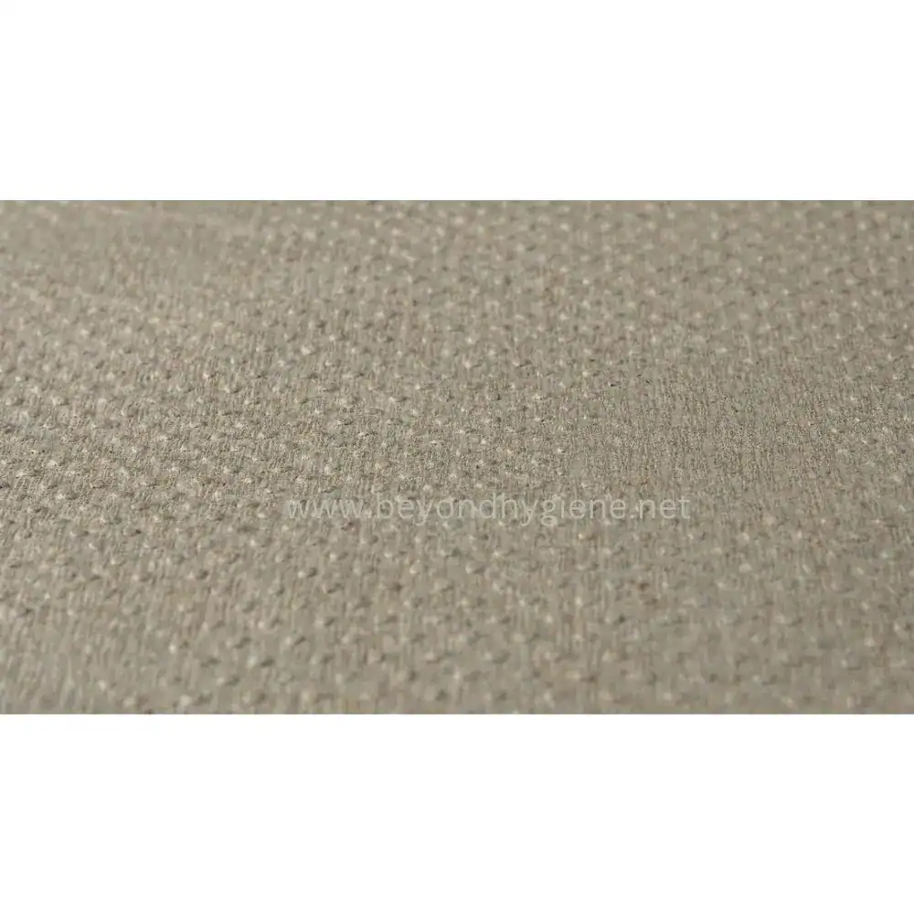 ECONATURAL HAND ROLL TOWEL BROWN (3) Microfiber cleaning cloth close-up for hygiene and disinfectant surface cleaning in Asian markets.