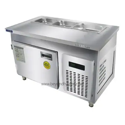 Stainless steel commercial ice maker for hygiene and food safety at Beyond Hygiene Asia.
