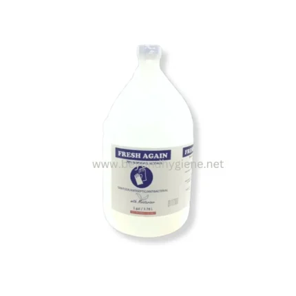 Gentle hand sanitizer with antibacterial properties, suitable for healthcare and hygiene environments, 1-gallon size, perfect for professional and commercial use.
