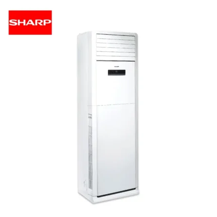 Premium Sharp floor-standing air conditioning unit for commercial and industrial cooling applications.