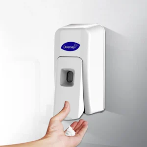 Differsey hand sanitizer dispenser for hygiene, wall-mounted automatic sanitizer station, contactless hand sanitizer dispenser for public restrooms and commercial spaces in Asia.