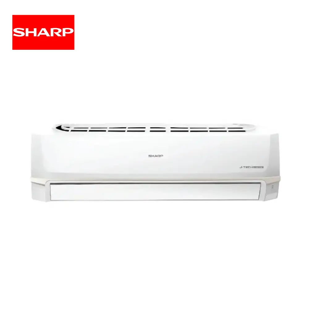 Split Type Inverter Entry Air Conditioner AH-XS25VF_1 SHARP wall-mounted air conditioner for efficient cooling and air purification in commercial and office spaces. Designed for reliable climate control with advanced J-Tech inverter technology.