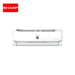 Sharp wall-mounted air conditioner unit for cooling and air purification in commercial and residential spaces, energy-efficient HVAC solution by Sharp.