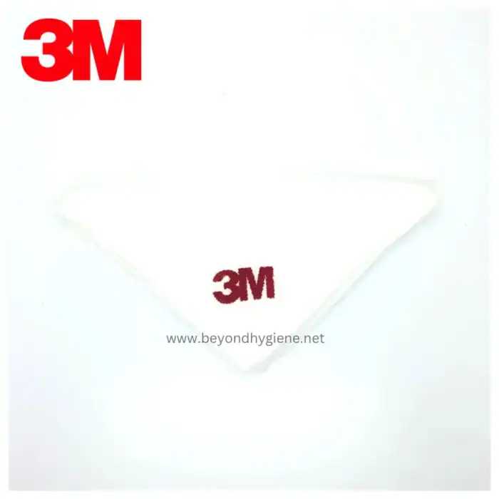 3M logo on adhesive healthcare product for hygiene and sanitation.