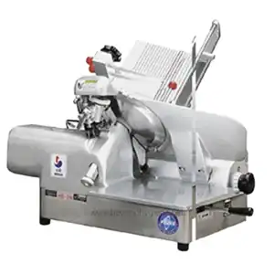 Industrial meat slicer machine for food processing and hygiene standards at Beyond Hygiene Asia.