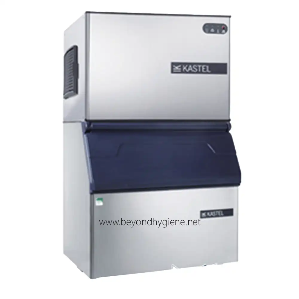 Kastel Ice Maker KQ 250 (200kg) Ice Bin ST S 200W KASTEL industrial dish sanitizer machine, commercial dishwasher, stainless steel dishwasher with energy-efficient features - Beyond Hygiene Asia.