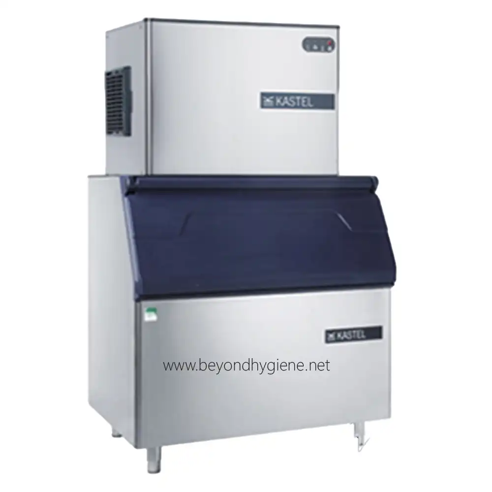 Kastel Ice Maker KQ 320 (250kg) Ice Bin ST S250W Kastel commercial dish sanitizer machine, stainless steel restaurant dishwashing equipment, hygienic kitchen appliance, Beyond Hygiene Asia product.
