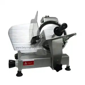 Precise meat slicing machine for commercial kitchens and food processing plants. Durable stainless steel build with adjustable blades for uniform slices. Perfect for Asian food prep.
