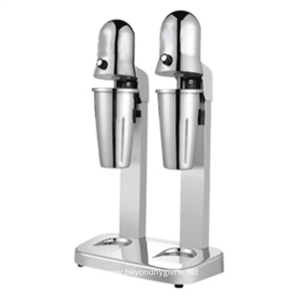 Milkshake Machine Double MS-2-1 Hand sanitizer dispenser station for hygiene and sanitation in public and commercial spaces, suitable for maintaining cleanliness and preventing disease transmission.