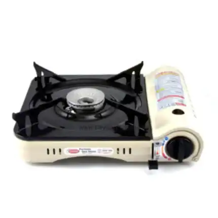 Portable gas stove for commercial and household use, with safety features and adjustable flame control, ideal for efficient cooking in Asia.