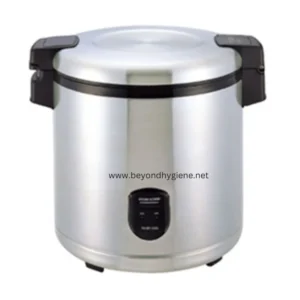 Automatic commercial rice cooker for professional kitchens, foodservice, and catering, designed for efficient rice preparation and hygiene.