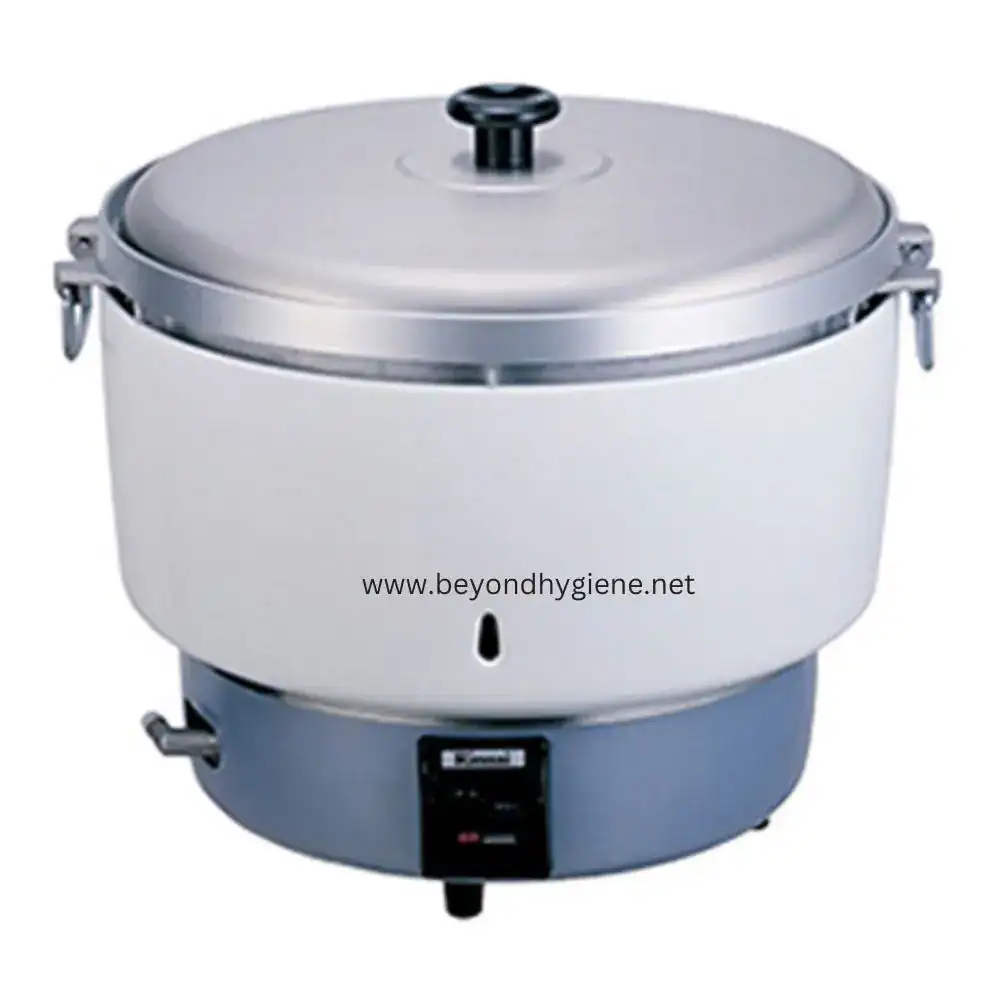Rinnai Gas Rice Cooker RR-55 Electric food warmer, portable stainless steel rice cooker, commercial warmers, kitchen food heating equipment, Beyond Hygiene Asia professional kitchen appliances.