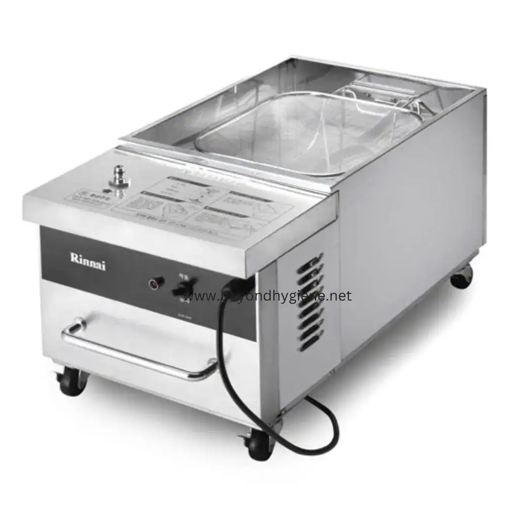 Rinnai Oil Filter ROR-302E Stainless steel commercial immersion circulator sterilizer machine for hygiene and sterilization solutions in food and healthcare industries.