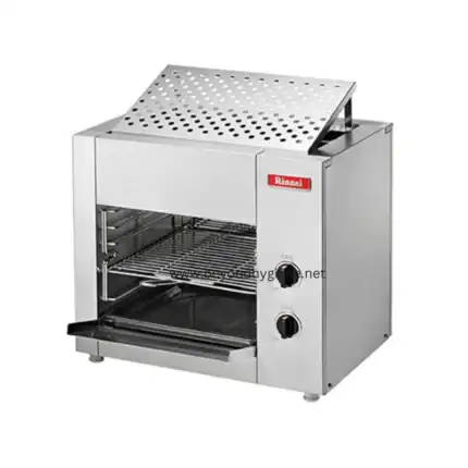 Stainless steel commercial food steamer oven, compact design ideal for restaurants and catering, energy-efficient with adjustable temperature controls.