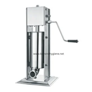 Automatic hand sanitizer dispenser with foot pedal, stainless steel, touchless hygiene solution for public restrooms, healthcare, and food service environments.