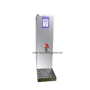Hand sanitizer dispenser station for hygiene and infection control at beyondhygiene.net.