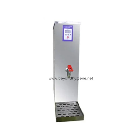 Hand sanitizer dispenser station for hygiene and infection control at beyondhygiene.net.