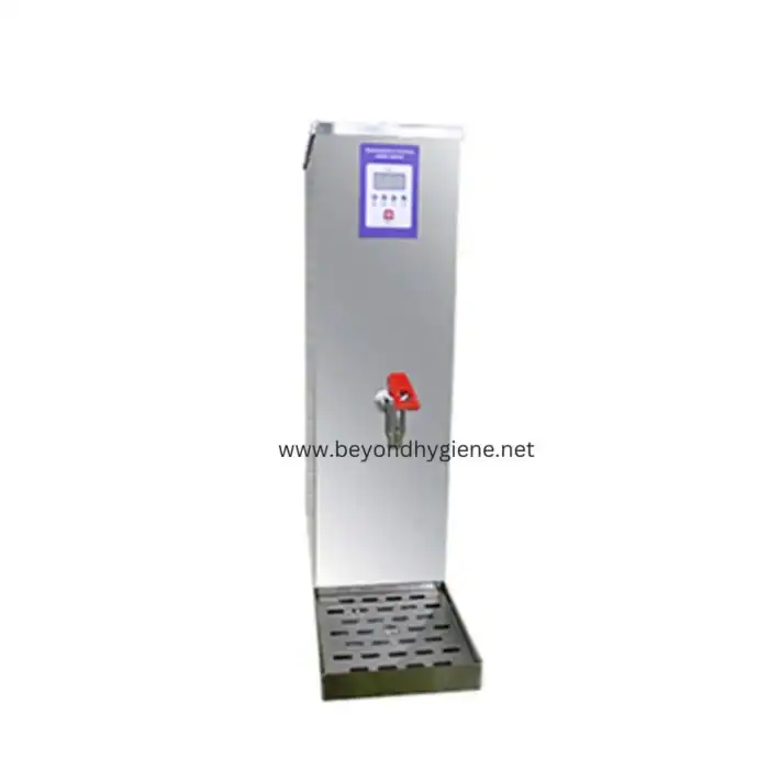 Hand sanitizer dispenser station for hygiene and infection control at beyondhygiene.net.
