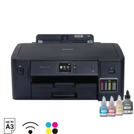 High-quality Brother inkjet multifunction printer with wireless connectivity, ready to handle printing, scanning, and copying tasks up to A3 size for business and office use.