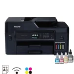 High-quality Brother multi-function color inkjet printer with refillable ink system, wireless connectivity, and compatibility with up to A3 paper, ideal for business and office use.