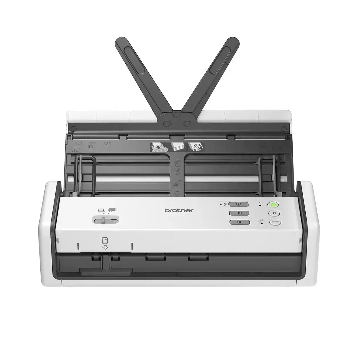 ADS-1350W_F Brother scanner and document feeder for office and business digitalization and printing solutions.