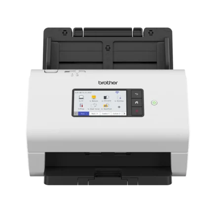 Brother compact color laser printer with touch screen display, ideal for small office hygiene and printing needs, offering reliable performance and high-quality output.