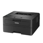 Brother laser printer for office use, compact black design, high-quality printing, ideal for small businesses and home offices, energy-efficient and reliable.