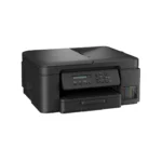 High-quality black multifunction laser printer with wireless connectivity, ideal for business environments and office use, featuring multiple printing, scanning, and copying functions.