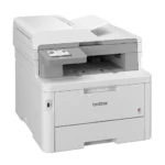 High-quality modern Brother color laser printer ideal for professional office environments, offering fast printing speeds, sharp color output, and reliable performance for business needs.