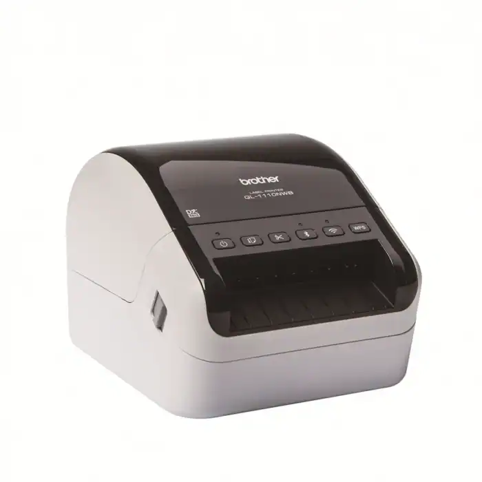 Compact Brother label printer for efficient office and industrial labelling solutions. Durable, high-quality, ideal for small business and organization needs.