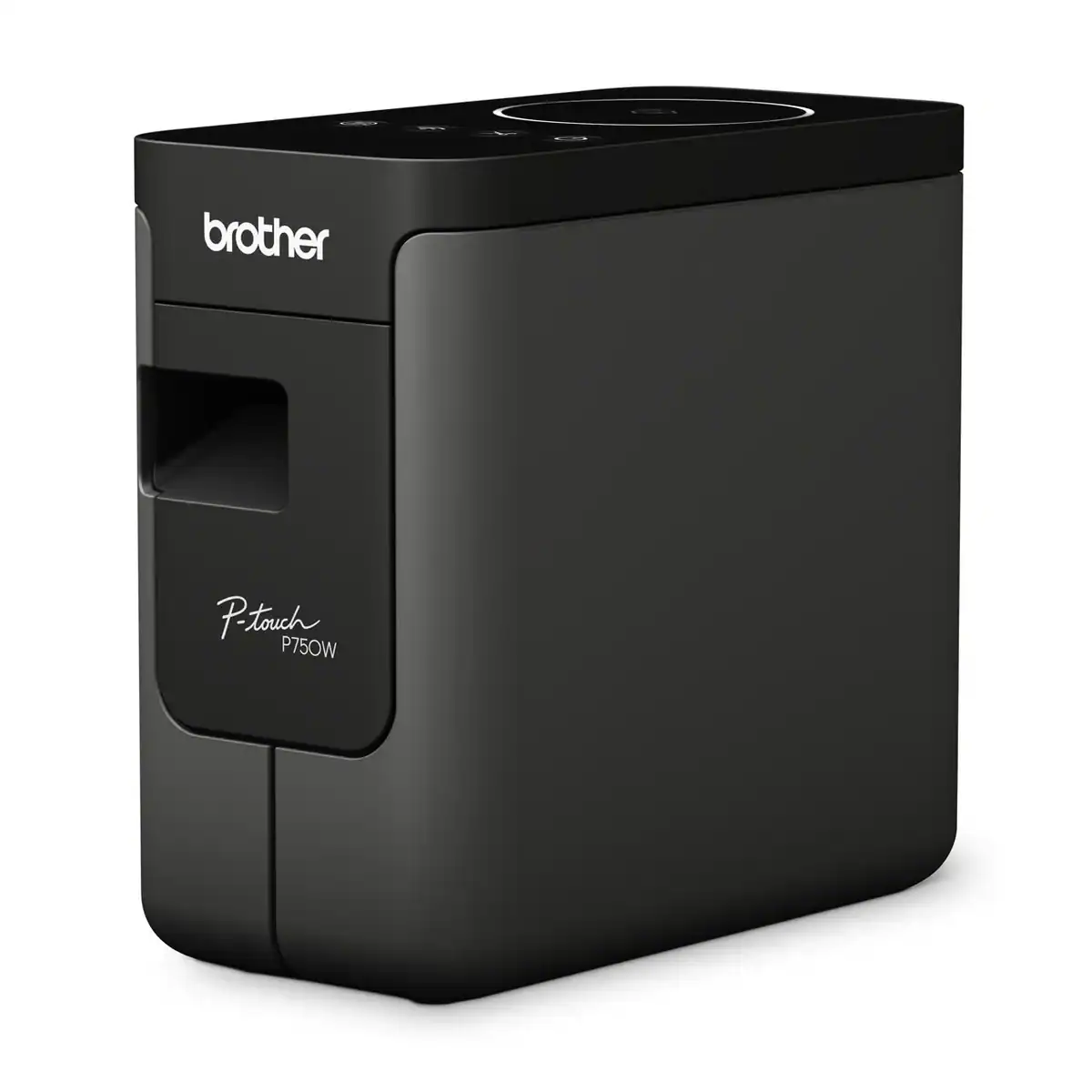 label-printer-PT-P750W-L Automatic paper towel dispenser machine, black color, compact design, ideal for commercial and healthcare hygiene solutions, part of Beyond Hygiene Asia's professional cleaning equipment range.