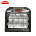 Daimaru electric insect killer with metal grid, ideal for pest control, reliable Japanese technology, suitable for residential and commercial use, effective in eliminating flies and mosquitoes.