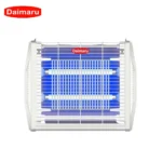 UV insect trap for effective pest control, designed by Beyond Hygiene Asia, featuring a sleek white frame and blue UV light to attract bugs, ideal for commercial and residential use.