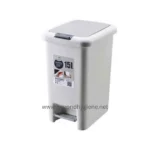 Dispenser trash bin with 15L capacity, touchless operation, ideal for hygiene and waste management in Asian workplaces and commercial spaces.