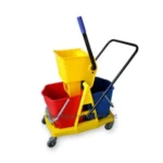 2 Bucket Wringer Trolley 60L